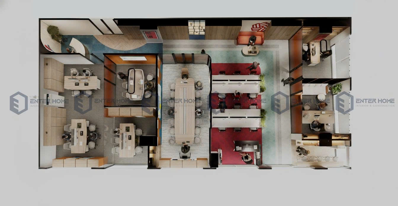 Defining usage needs when designing an office