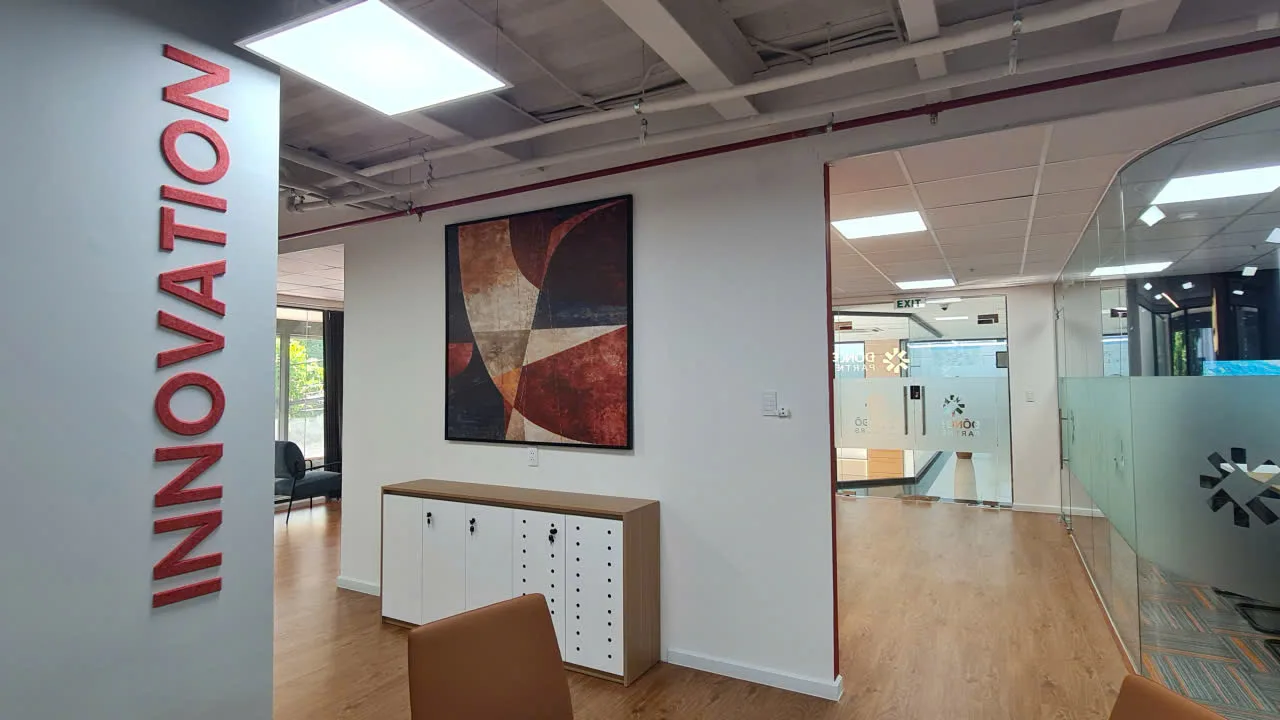 Không gian hoàn thiện văn phòng Đông Đô Partners chi nhánh Hồng Hà
